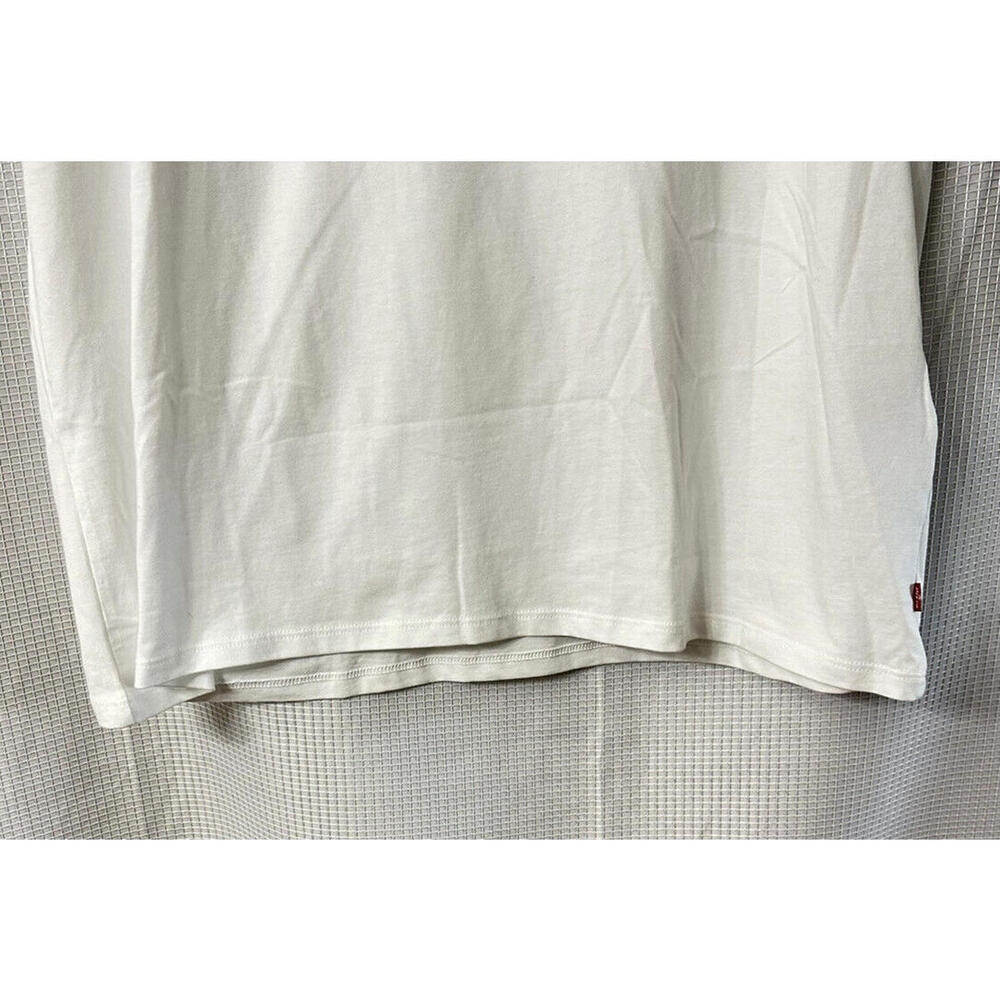 NWT Levis Mens Short Sleeve Casual White T Shirt Freedom Size XXL - Picture 4 of 11